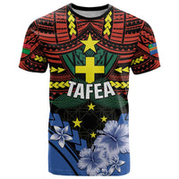 Personalised Vanuatu Tafea Province T Shirt Unique Tropical Tribal Pattern LT01 Colorful - Polynesian Pride