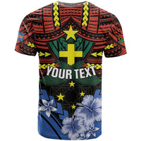 Personalised Vanuatu Tafea Province T Shirt Unique Tropical Tribal Pattern LT01 - Polynesian Pride