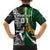 Custom New Zealand and South Africa Rugby Family Matching Off Shoulder Short Dress and Hawaiian Shirt Silver Fern Protea Pattern World Cup 2023 LT01 - Polynesian Pride