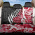 New Zealand and England Rugby Back Car Seat Cover Silver Fern With Red Rose World Cup 2023