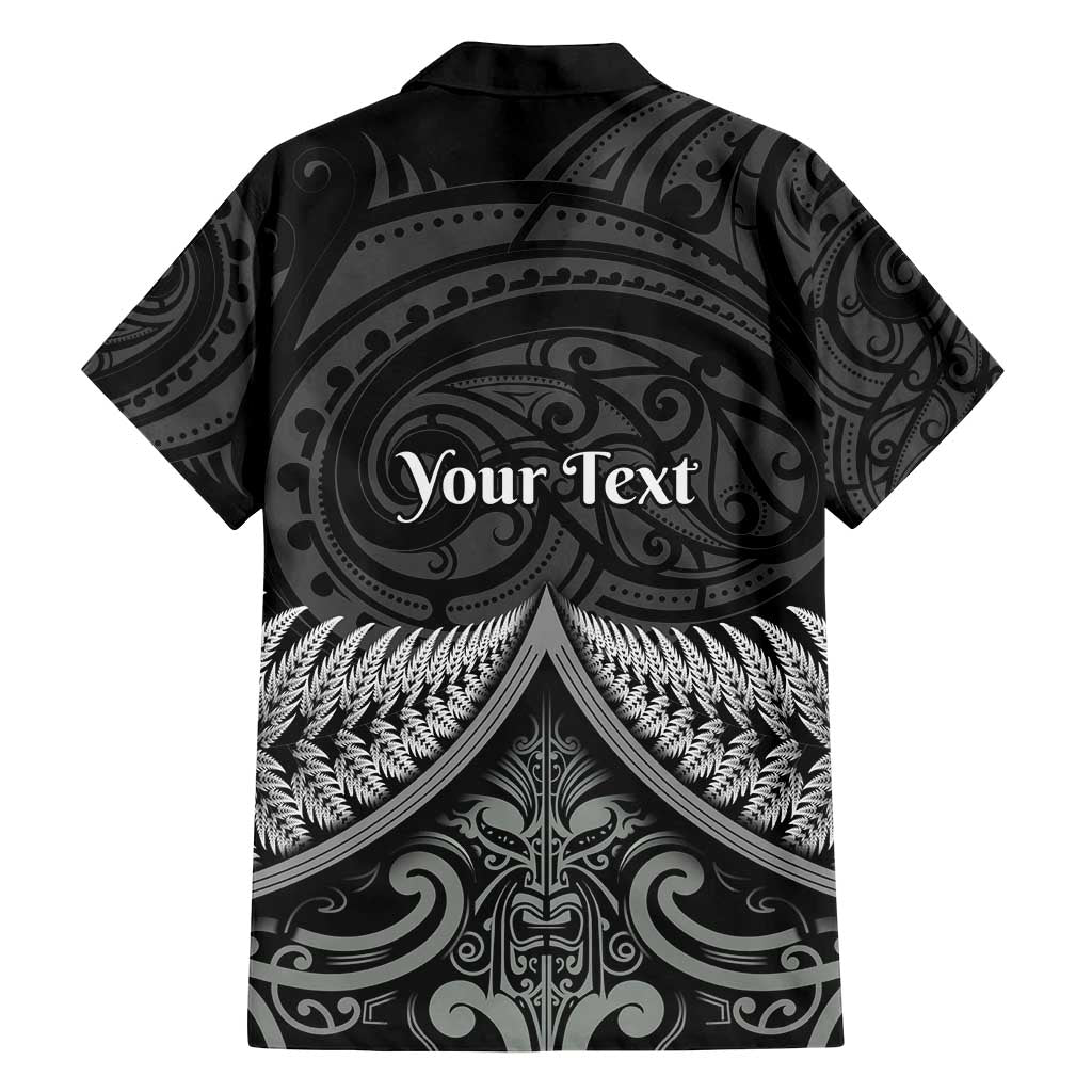 Personalised Toitu Te Tiriti Aotearoa Silver Fern Family Matching Long Sleeve Bodycon Dress and Hawaiian Shirt New Zealand Maori Pattern LT01 - Polynesian Pride