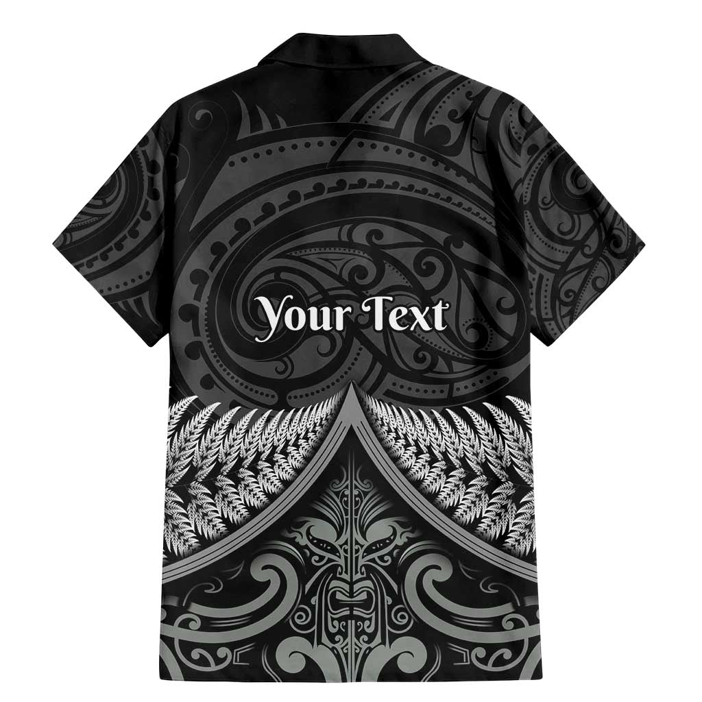 Personalised Toitu Te Tiriti Aotearoa Silver Fern Family Matching Mermaid Dress and Hawaiian Shirt New Zealand Maori Pattern LT01 - Polynesian Pride