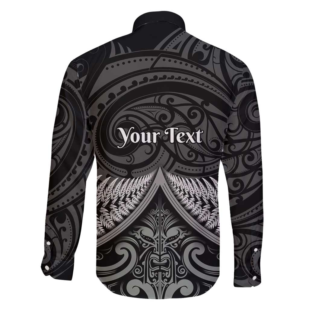 Personalised Toitu Te Tiriti Aotearoa Silver Fern Family Matching Off Shoulder Short Dress and Hawaiian Shirt New Zealand Maori Pattern LT01 - Polynesian Pride