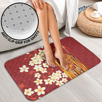 Hawaii King Kamehameha Bathroom Set Plumeria Lauhala Pattern