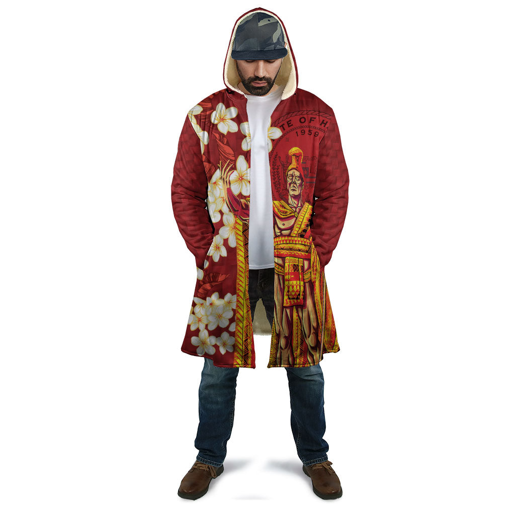 Hawaii King Kamehameha Cloak Plumeria Lauhala Pattern