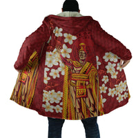 Hawaii King Kamehameha Cloak Plumeria Lauhala Pattern