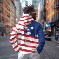 Liberia Flag Hoodie Grunge Stylized