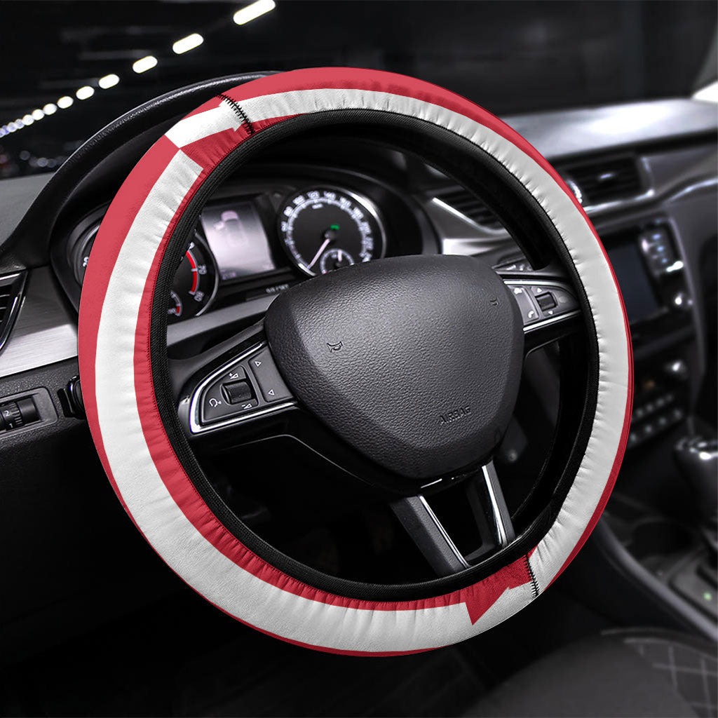 Liberia 1847 Steering Wheel Cover Happy Independence Day LT01 Universal Fit Multicolor - Polynesian Pride