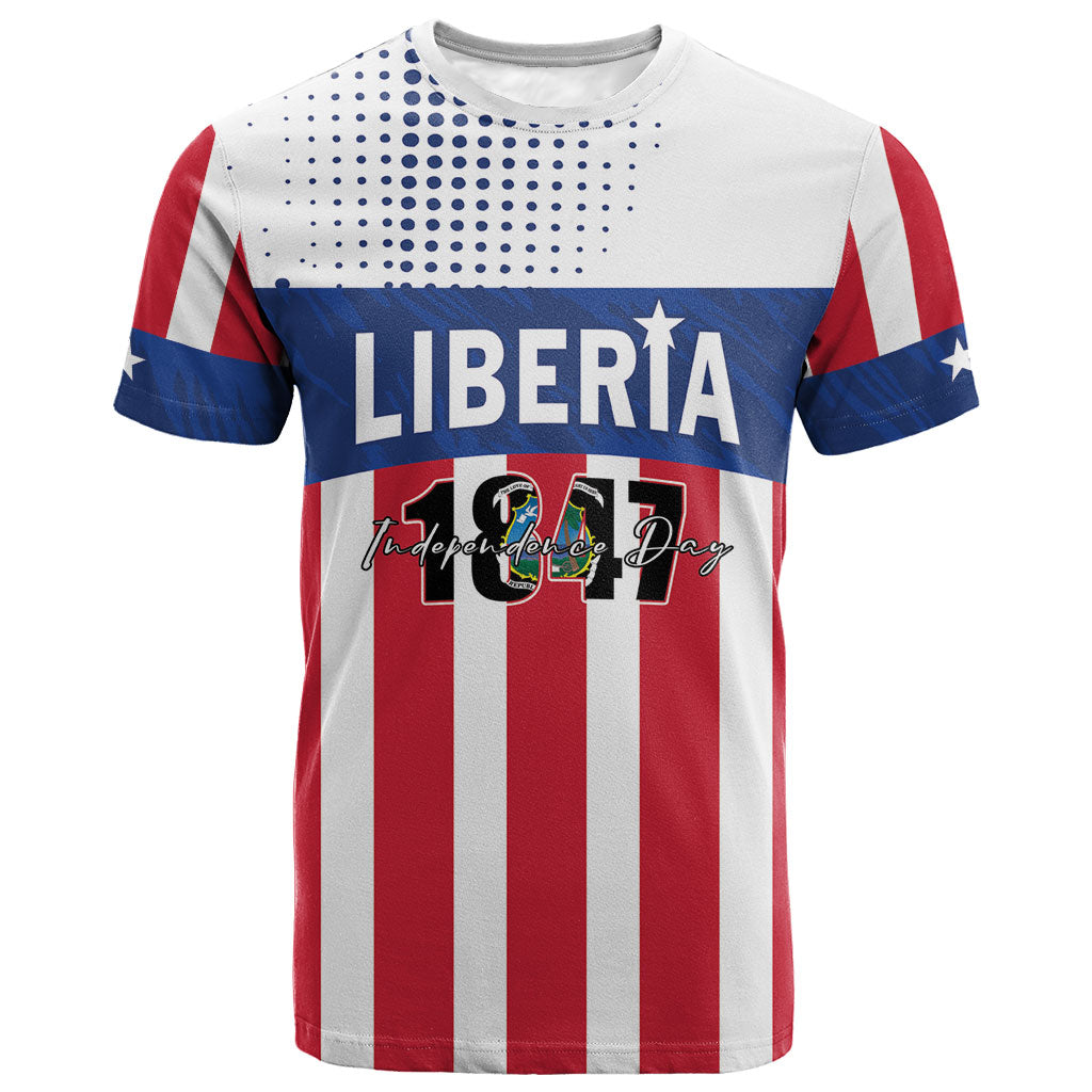 Personalized Liberia 1847 T shirt Happy Independence Day LT01 Multicolor - Polynesian Pride