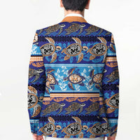 Hawaii Turtles Pattern Special Blue Blazer LT01 - Polynesian Pride