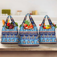 Hawaii Turtles Pattern Special Blue Grocery Bag LT01 3-pack One Size Blue - Polynesian Pride