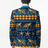 Hawaii Turtles Starfish Unique Pattern Blazer LT01 - Polynesian Pride