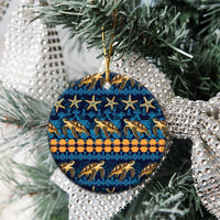 Hawaii Turtles Starfish Unique Pattern Ceramic Ornament LT01 - Polynesian Pride