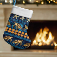 Hawaii Turtles Starfish Unique Pattern Christmas Stocking - Polynesian Pride