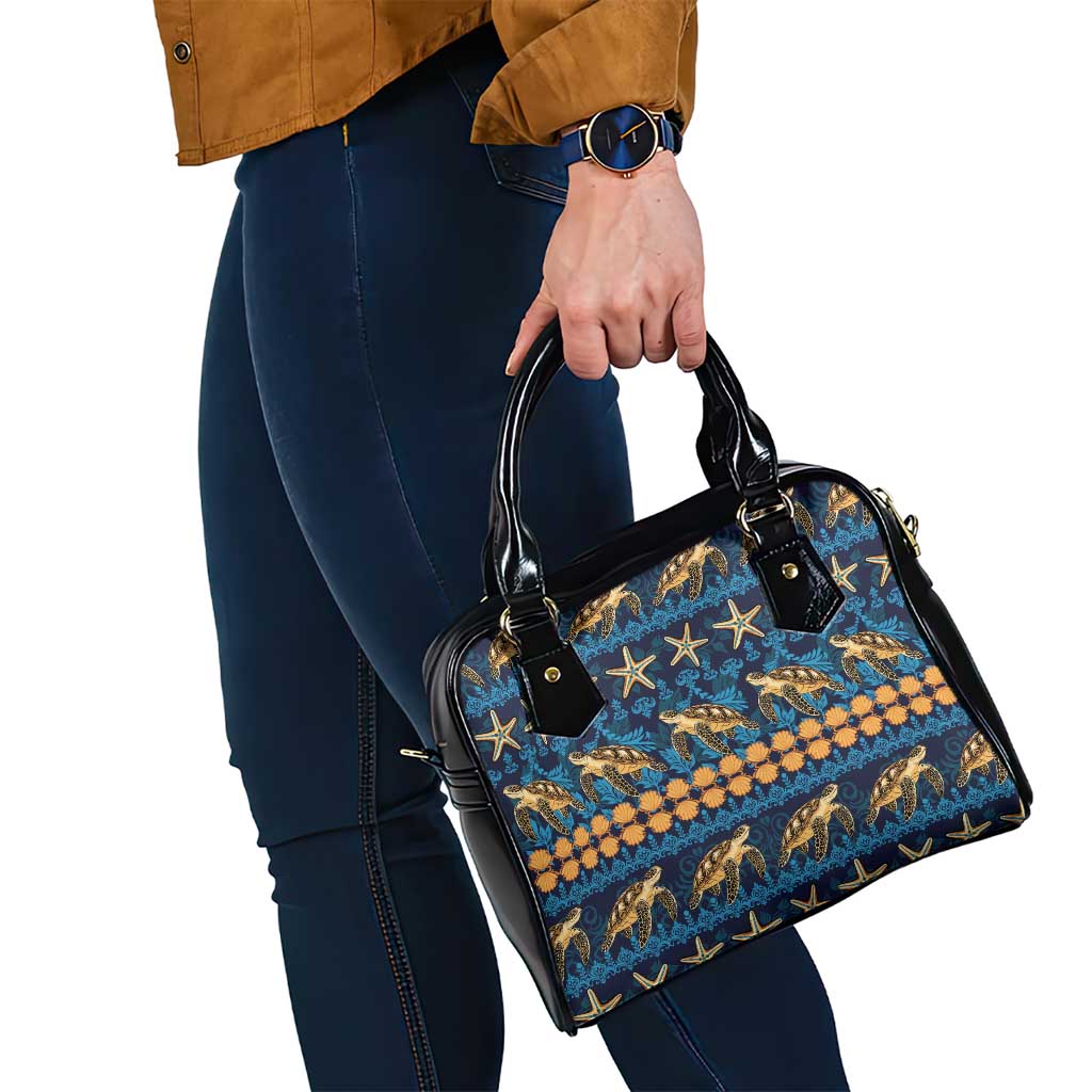 Hawaii Turtles Starfish Unique Pattern Shoulder Handbag LT01 - Polynesian Pride