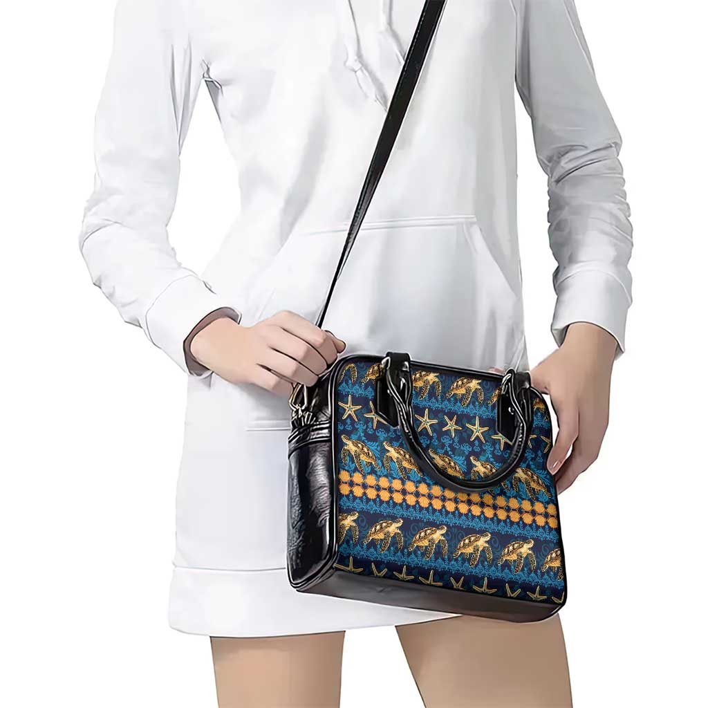 Hawaii Turtles Starfish Unique Pattern Shoulder Handbag LT01 - Polynesian Pride