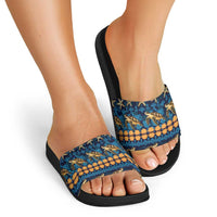 Hawaii Turtles Starfish Unique Pattern Slide Sandals LT01 - Polynesian Pride