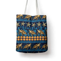 Hawaii Turtles Starfish Unique Pattern Tote Bag LT01 - Polynesian Pride