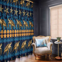 Hawaii Turtles Starfish Unique Pattern Window Curtain LT01 - Polynesian Pride