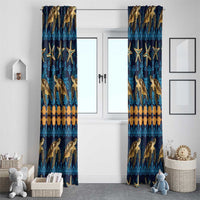 Hawaii Turtles Starfish Unique Pattern Window Curtain LT01 - Polynesian Pride