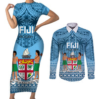fiji-rugby-couples-matching-short-sleeve-bodycon-dress-and-long-sleeve-button-shirts-fijian-go-2023-world-cup