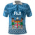 Fiji Rugby Polo Shirt Fijian Go 2023 World Cup LT01 Blue - Polynesian Pride