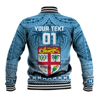 Custom Fiji Rugby Baseball Jacket Fijian Go 2023 World Cup LT01 - Polynesian Pride
