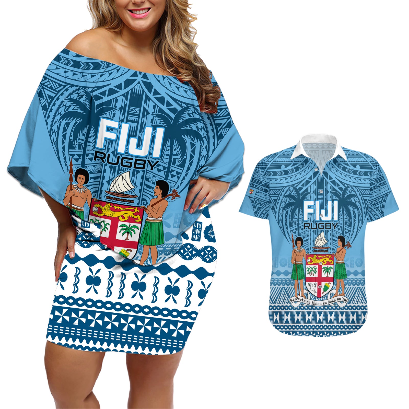 custom-fiji-rugby-couples-matching-off-shoulder-short-dress-and-hawaiian-shirt-fijian-go-2023-world-cup