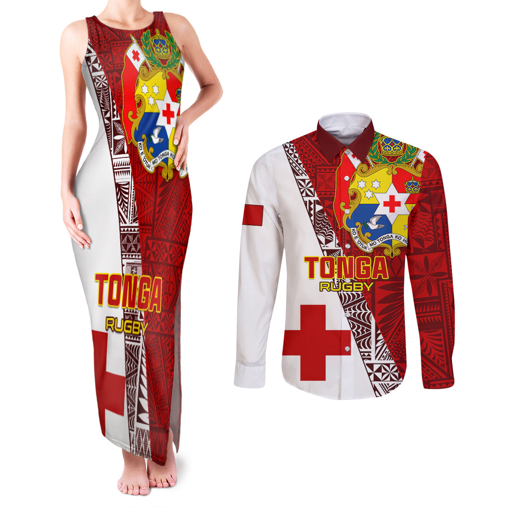 tonga-rugby-couples-matching-tank-maxi-dress-and-long-sleeve-button-shirts-tongan-go-2023-world-cup