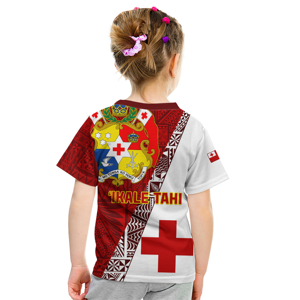 Tonga Rugby Kid T Shirt Tongan Go 2023 World Cup LT01 - Polynesian Pride