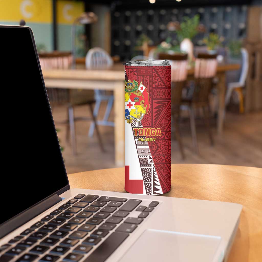 Tonga Rugby Skinny Tumbler Go Tongan