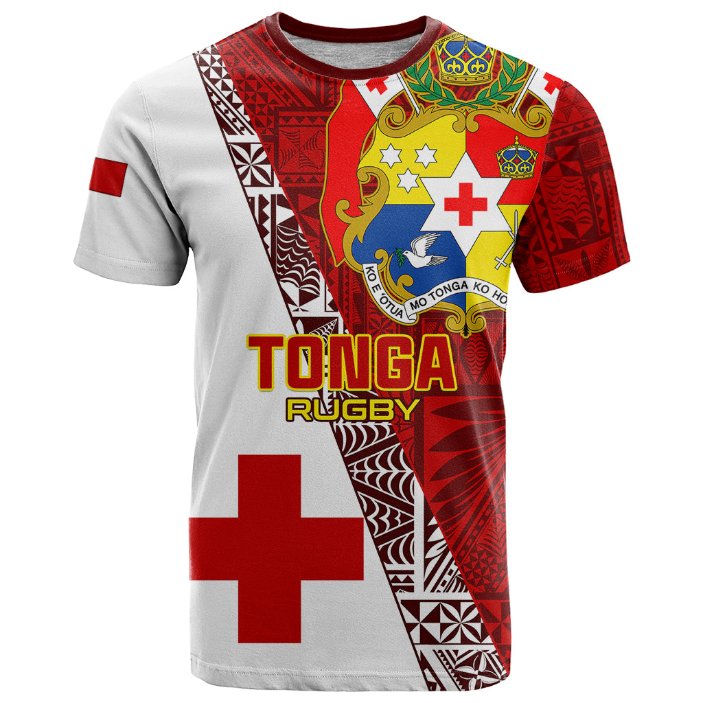 Tonga Rugby T Shirt Tongan Go 2023 World Cup LT01 Red - Polynesian Pride