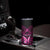 Personalised Pink Out Skinny Tumbler Breast Cancer Awareness Polynesian Pattern Black Version