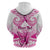 Personalised Pink Out Hoodie Breast Cancer Awareness Polynesian Pattern White Version LT01 - Polynesian Pride