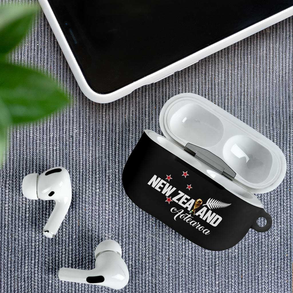 Football New Zealand AirPods Case Aotearoa United Black Version LT01 - Polynesian Pride