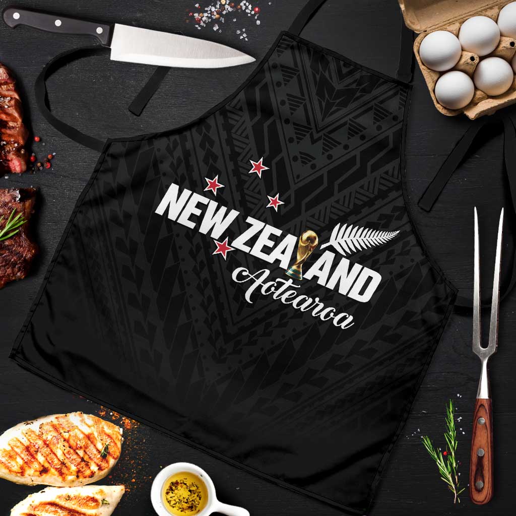 Football New Zealand Apron Aotearoa United Black Version LT01 Black - Polynesian Pride