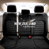 Football New Zealand Back Car Seat Cover Aotearoa United Black Version LT01 - Polynesian Pride