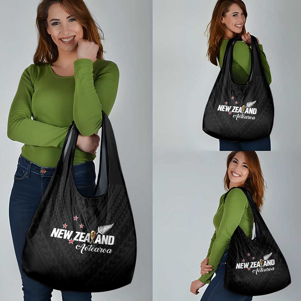 Football New Zealand Grocery Bag Aotearoa United Black Version LT01 - Polynesian Pride