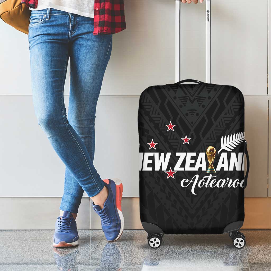 Football New Zealand Luggage Cover Aotearoa United Black Version LT01 - Polynesian Pride