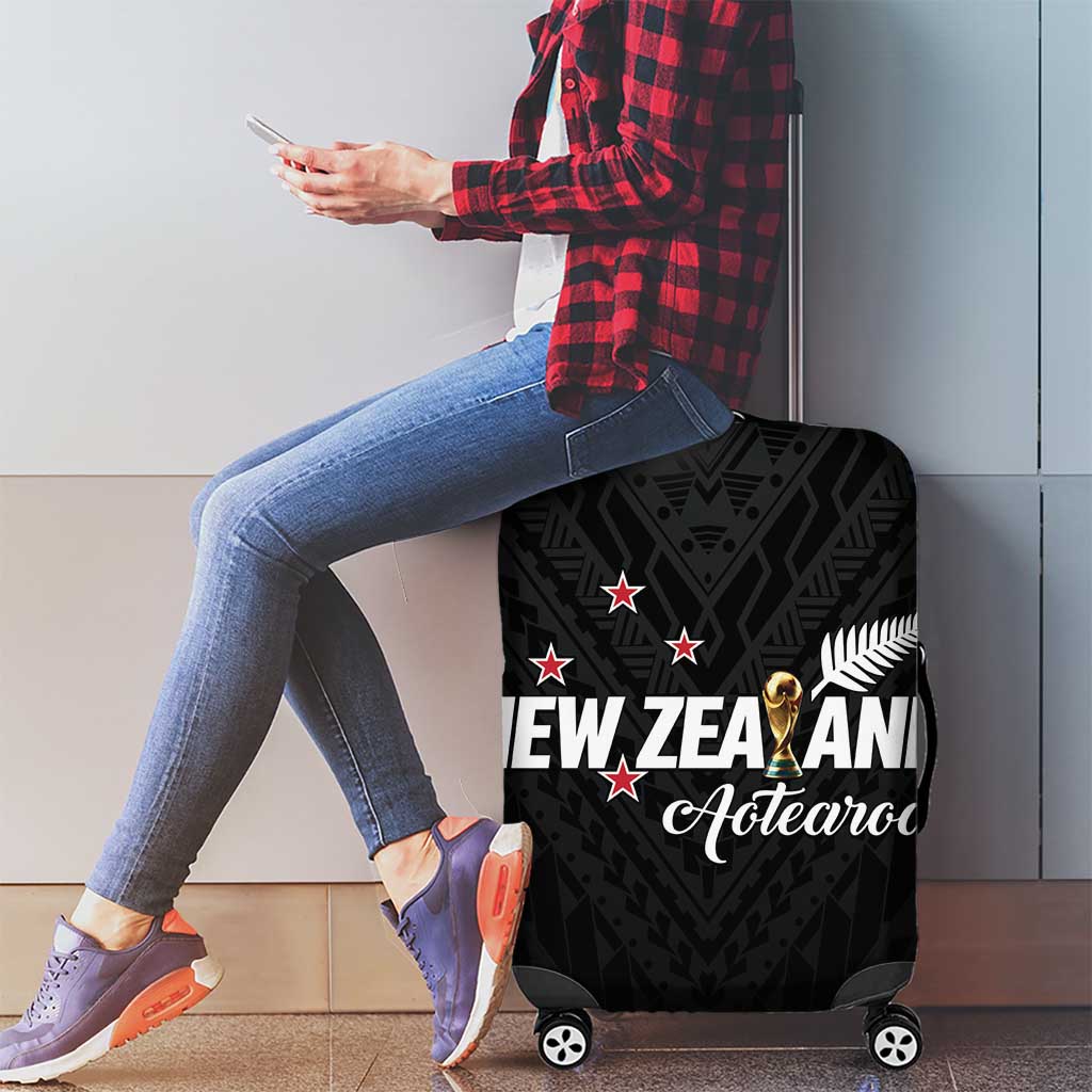 Football New Zealand Luggage Cover Aotearoa United Black Version LT01 - Polynesian Pride