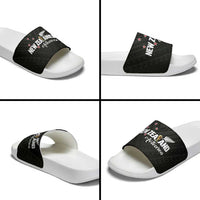 Football New Zealand Slide Sandals Aotearoa United Black Version - Polynesian Pride