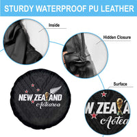 Football New Zealand Spare Tire Cover Aotearoa United Black Version LT01 - Polynesian Pride
