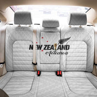 Football New Zealand Back Car Seat Cover Aotearoa United White Version LT01 - Polynesian Pride
