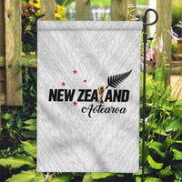 Football New Zealand Garden Flag Aotearoa United White Version LT01 Garden Flag White - Polynesian Pride
