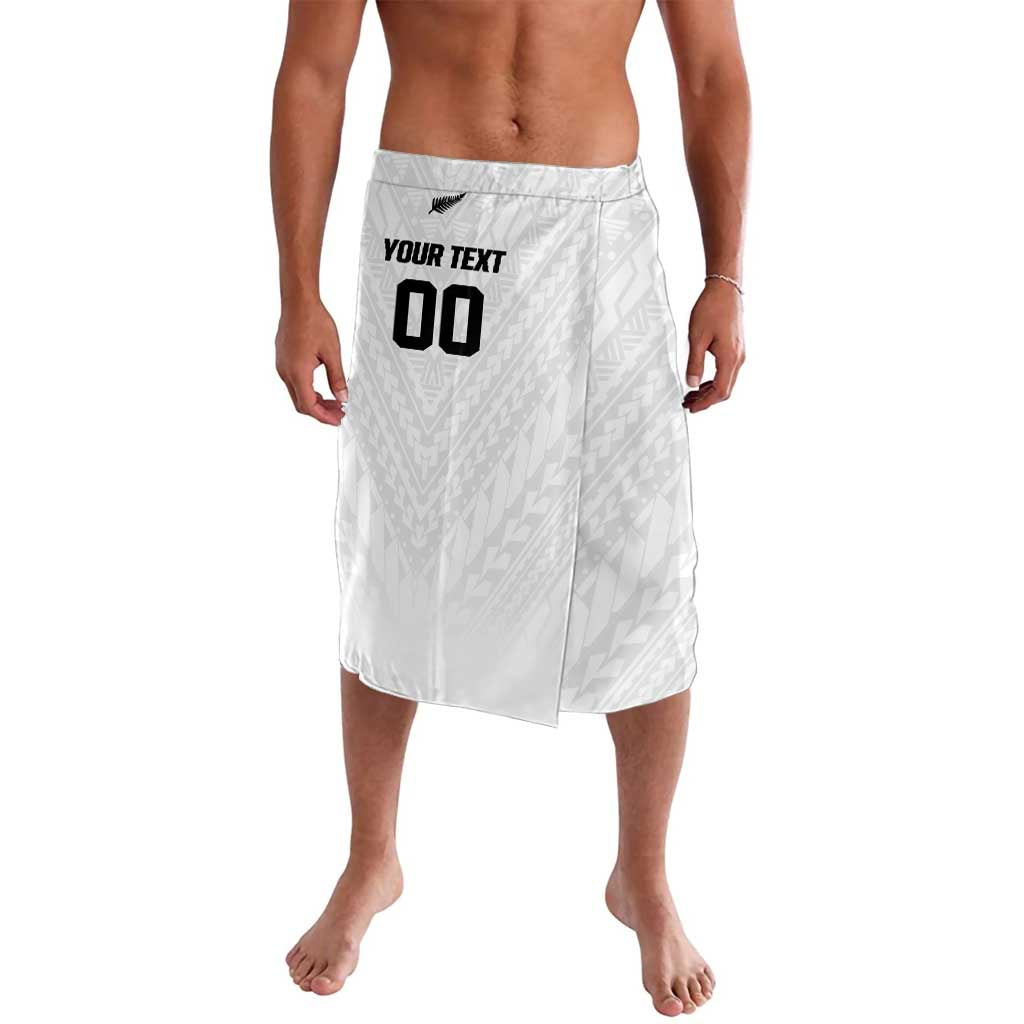 Custom Football New Zealand Lavalava Aotearoa United White Version - Polynesian Pride