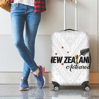 Football New Zealand Luggage Cover Aotearoa United White Version LT01 - Polynesian Pride