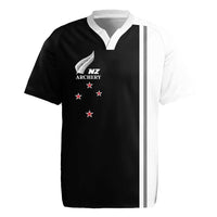 Personalised New Zealand 2025 Archery Basic Rugby Jersey Archery NZ