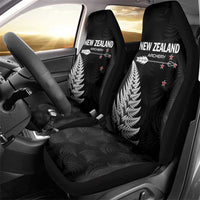 New Zealand 2025 Archery Car Seat Cover Aotearoa Silver Arrows Black