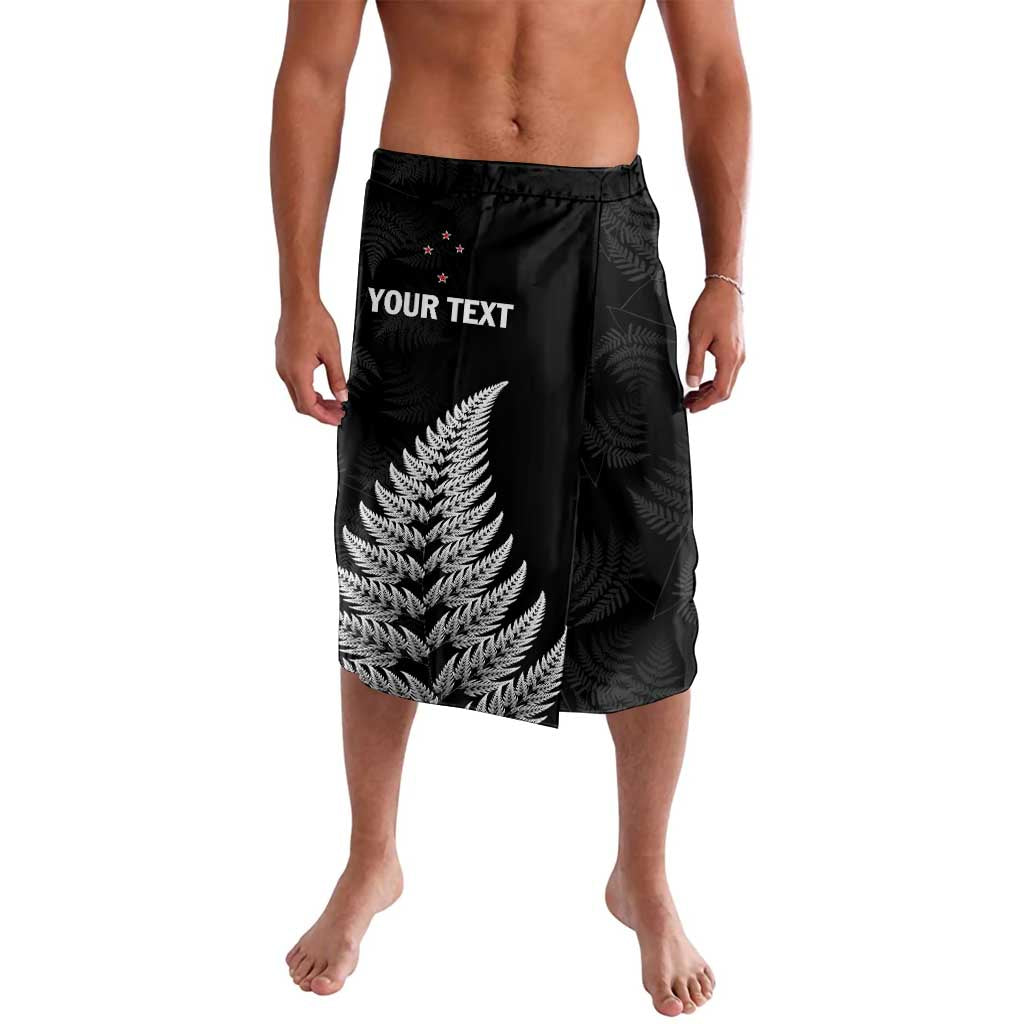 Personalised New Zealand 2025 Archery Lavalava Aotearoa Silver Arrows Black