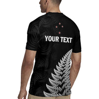 Personalised New Zealand 2025 Archery Rugby Jersey Aotearoa Silver Arrows Black